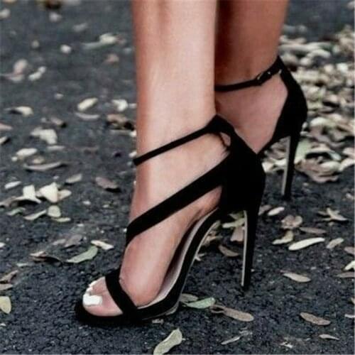 2019 Fashion Summer Women High-heeled Shoes Sexy Style Women Sandals Buckle Female Casual Sandals Open Toe Thin Heels