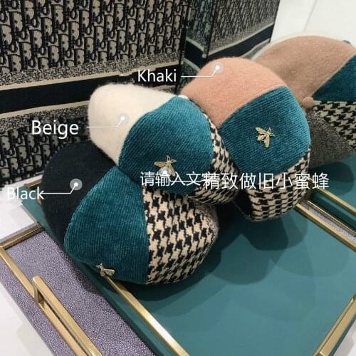 Unisex Casual Newsboy Hat Spring And Autumn Retro Beret Women Swallow Gird Berets Cotton Wool Arts Cap Fashion Bee pumpkin Hat