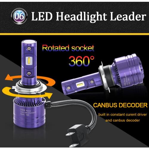 H11 H1 H3 H4 H13 Led Headlight Bulb 9004 9005 HB4 HB3 9006 Auto Light 9012 CSP-1860 Chip CANBUS 6500K 7200LM 12V 30W/bulb 2Pcs