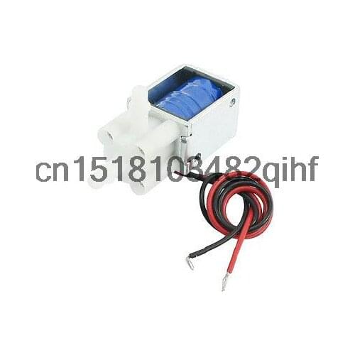 20cm 2-Wired Connect Right Angle 2 Ports Solenoid Valve DC12V 0.125A