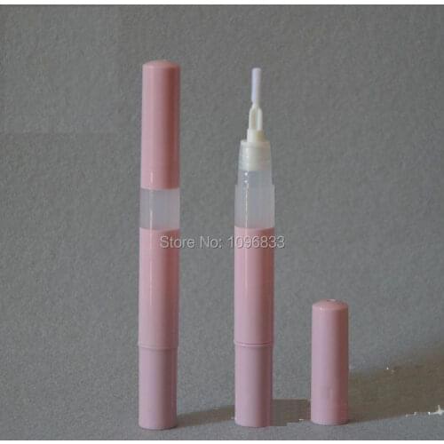 3ML Empty mascara Bottle, Pink Mascara Pen, Empty Eyelash Pen, 3g Revitalash Bottle, Cosmetic Tool, Lip Gloss Tube, 50pcsLot