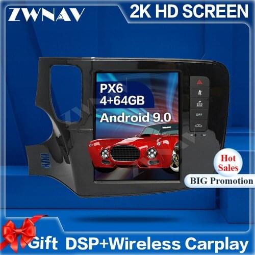 Tesla screen Android 9 Car Multimedia Player For MITSUBISHI Outlander 2014-2020 car GPS Navigation Audio Radio stereo head unit