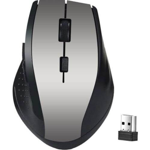 2.4GHz Mouse Wireless Computer Mouse 6 Keys Wireless Mice with USB Optical Receiver Super Slim Mouse for PC Laptop