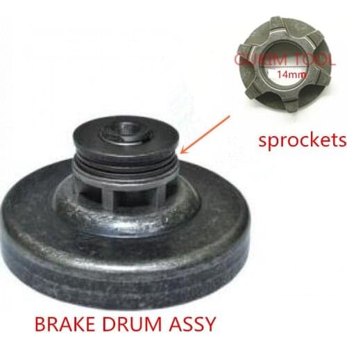 Gear sprockets BRAKE DRUM For MAKITA UC4030A UC3530A UC3030A UC4530A UC4051A UC3051A UC3551A UC4551A 125331-7 221521-1 123886-6