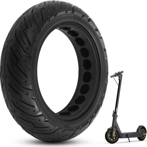 For Xiaomi Ninebot Max G30 Electric Scooter Solid Tire Rubber Hollow Honeycomb Tire Anti-slip Tyre Scooter Accessories 10 x 2.5m