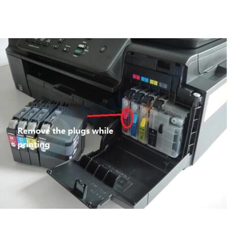 INK WAY Refillable Ink Cartridge for DCP-J100 DCP-J105 MFC-J200 J100 J105 J200 LC505 LC509 LC525 LC529 LC535 LC539 Printer