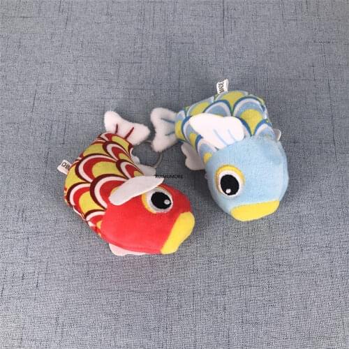 Little fish 10CM Plush Stuffed Toy Doll , Keychain fish Plush DOLL TOY for Wedding Bouquet