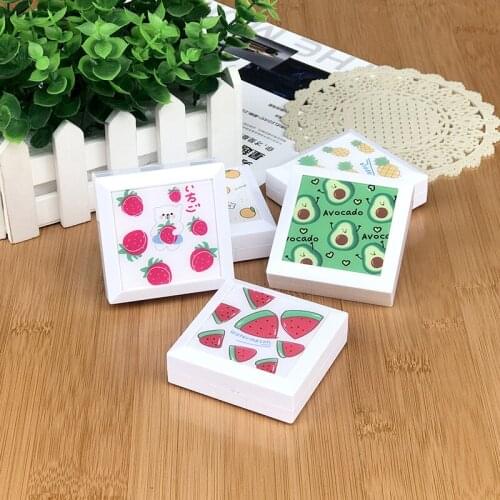 Small Fresh Fruit Contact Lens Case Box Lovely Cartoon Colored Contacts Lens Container Portable Travel Storage Box Gift For Girl