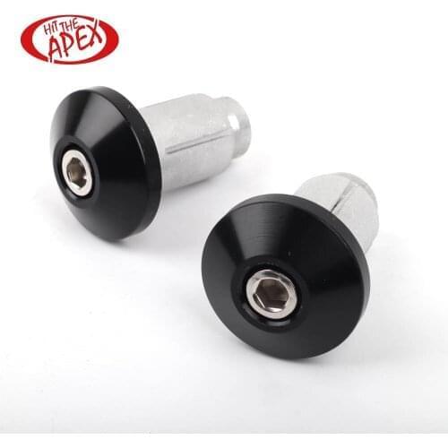 Motorcycle 7/8'' 22mm Handlebar Cap Hand Grips Bar End Plug Bike CNC fit HONDA CRF150R CRF250R CRF250X Motocross Aluminum