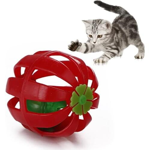 Cat Ball Toy Hollow Funny Interactive Cat Exercise Ball Cat Bell Toys Cat Toys Pet Training Interactive Supplies Dropshipping