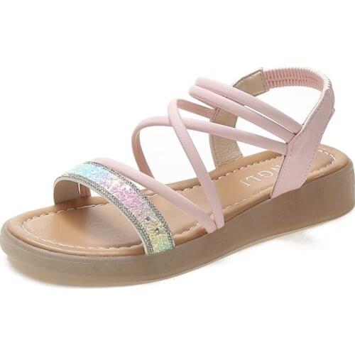 Flat-heeled sandals womens summer wear 2021 new Korean version of the best leisure and comfortable fashion platform sandals