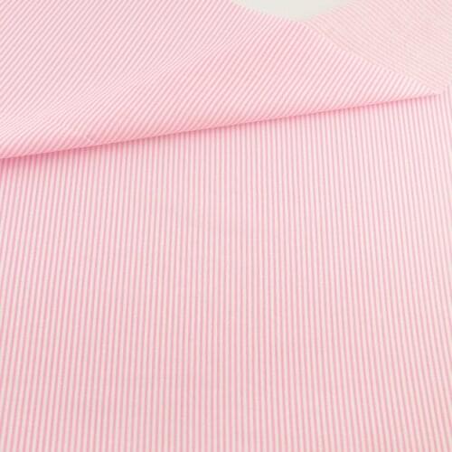 Fat Quarter Pink and White Strips Designs Printed Cotton Fabrics Textile for Doll Clothing Crafts Sewing Teranile Fabrics Dress