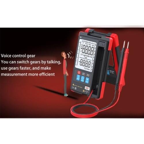 Portable Multi-function Multimeter AC/DC Capacitance Tester Convenient Handle