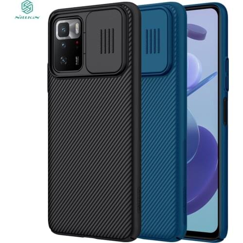 For Poco X3 GT 5G Case NILLKIN Slide Cases Camera Protection Case For Xiaomi Poco X3 GT 5G Cover High Quality Anti-skid Cover