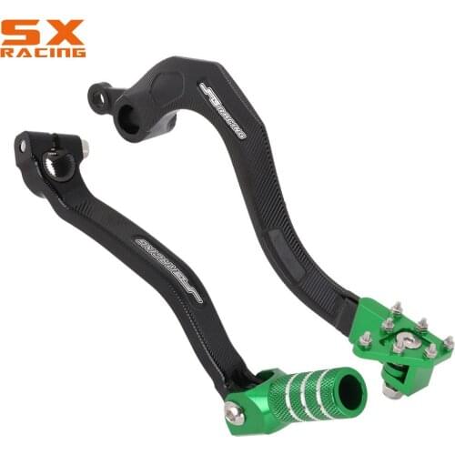 Motorcycle Gear Shift levers Shifter Foot Brake Pedal LeversFor KAWASAKI KX250F 2009-2012 2013 2014 2015 2016 2017 2018