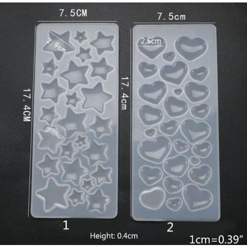 Crystal Epoxy Resin Mold Pendants Casting Silicone Mould DIY Crafts Making Tool W0YA