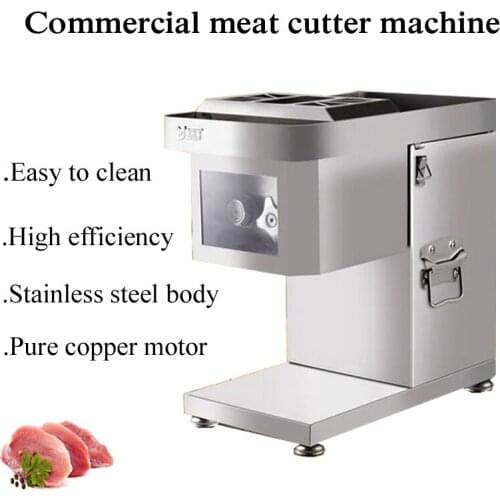 Most Popular Electric Fresh Pork And Beef Slicing And Shredding Dicing Machine Desktop Meat Cutter