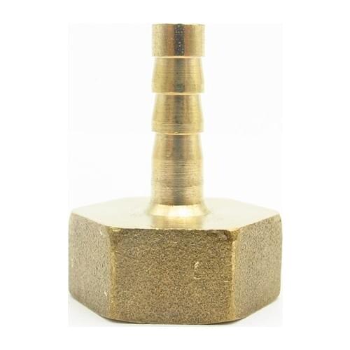 6/8/10/12/14/16mm Hose Barb x 3/8" Female BSP Thread Brass Barbed Pipe Fitting Nipple Coupler Connector Adapter