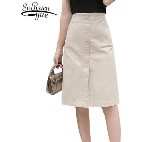 SURWENYUE Pencil Skirts With Flowers