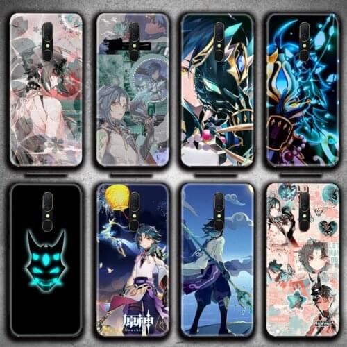 Xiao Genshin Impact Phone Case For Oppo A5 A9 2020 Reno2 z Renoace 3pro A73S A71 F11