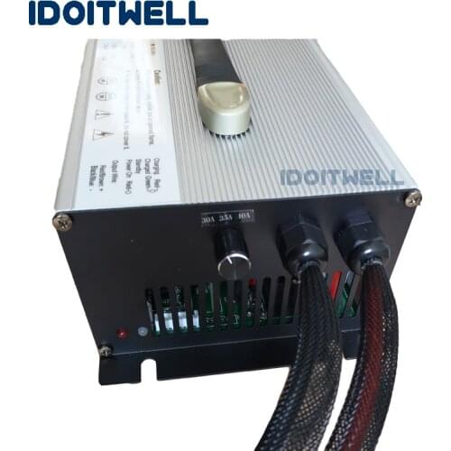 Customized 2500W adjustable current Battery Charger 48V 40A 30A 20A current 3 stages adjustable charger for lead acid or lithium