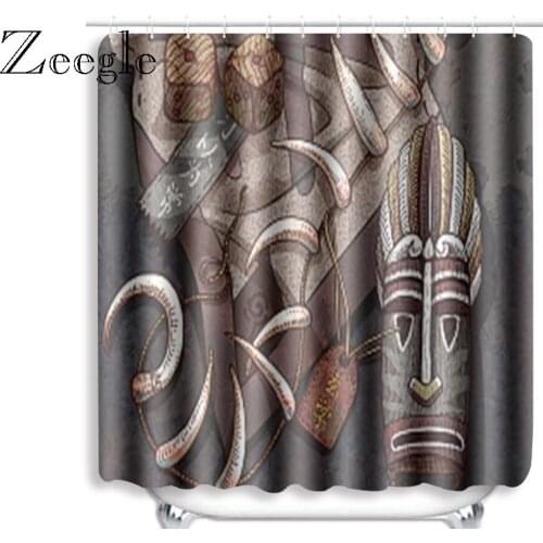 Zeegle Creative Bath Shower Curtain Waterproof Shower Curtain Bathroom Decoration Curtain Showr Room Account