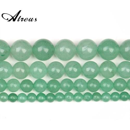 Green Aventurine New Natural Stone Beads Shiny Round Beads For Jewelry Making 4/6/8/10mm Jadeite DIY Bracelets Necklace