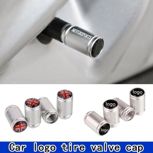 10 sets car styling tire valve caps car emblem logo valve cap tyre valve caps car accessories