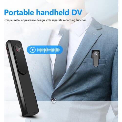 1080P 30HZ Camera Recording Pen Portable Noise Reduction Voice Video Recorder for Meeting Wearable Small Pen Camera Video Pen