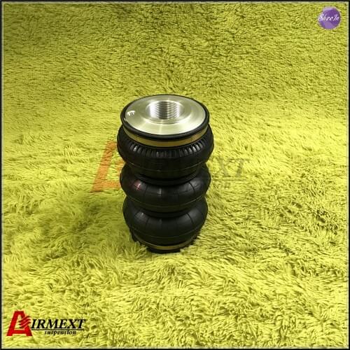 AIRMEXT SN130210BL3-BCV/ Fit BC coilover V1 type Thread M50*1.5 /Air suspension Double convolute rubber airspring/airbag shock a