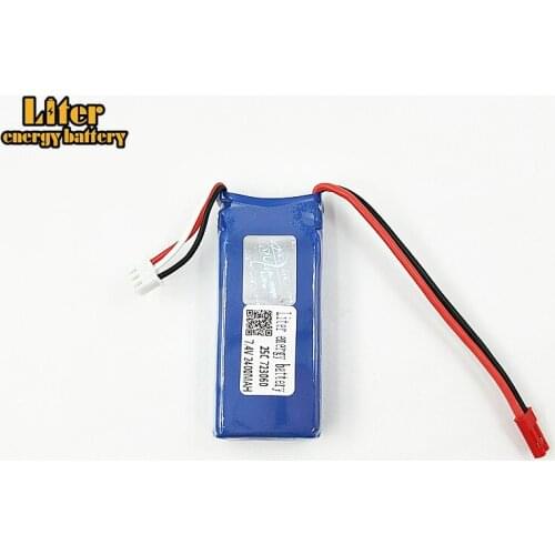 7.4V 2400mAh Lipo Battery For WLtoys V262 V333 V353B V666 Q212 RC Quadcopter Toys2S Lipo Battery 7.4v 723060 25c JST