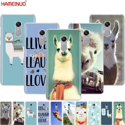HAMEINUO cute Alpaca lovely Cover phone Case for Xiaomi redmi 5 4 1 1s 2 3 3s pro PLUS redmi note 4 4X 4A 5A