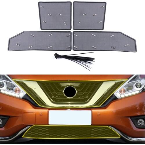 For Nissan Murano Z52 2015-2020 Car Accessories Steel Front Grille Insert Net Anti-insect Dust Rat Garbage Proof Inner Cover Net