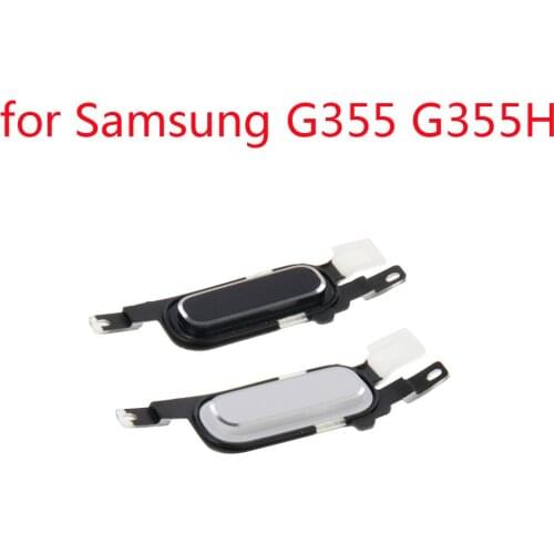 Home Button For Samsung Core 2 G355 G355H Original Phone New Housing Menu Return Key Button Replacement Repair Part Black White