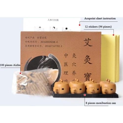 Moxibustion Box Chinese Moxa Sticks Burner Heating Acupuncture Point Chinese Therapy Women Gynaecopathia Mini Moxa Tube