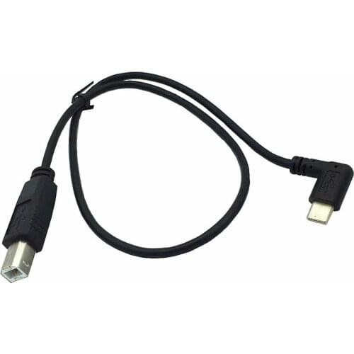 50cm USB-C USB 3.1 Type C Male Connector to USB-B USB 2.0 B Type Male Data Cable Printer Scanner Cable
