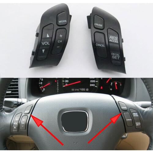 For Honda Accord 2003 2004 Auto Steering Wheel Cruise Control Button Switch Audio Music Volume Control Switch Button