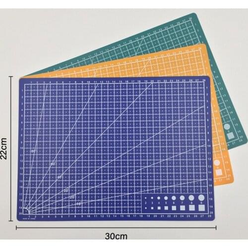 Durable Cut Pad A4 Double Sided Cutting Mat Patchwork Tool Handmade Cutting Plate Dark School Supplies 22x30x0.3cm