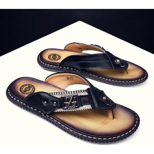 Sandale Homme Cuir Sandale Homme Ete Sandals Shoes Men Sandalias Piel Transpirables Cuero Sandali Da Uomo Summer Sandalen Herren