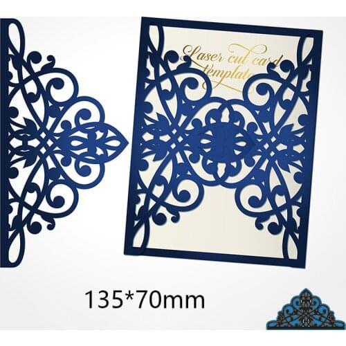 New Metal Cutting Dies 135*70mm Irregular Hollow Frame For Card DIY Scrapbooking stencil Paper Craft Album template Dies