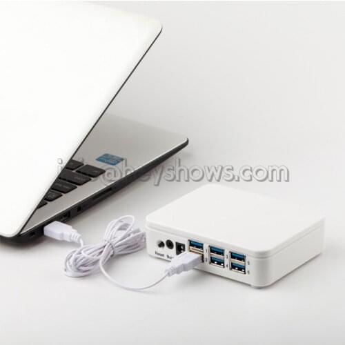 4 6 8 10 Ports Laptop Security Burglar Alarm PC Anti-theft Display Box Notebook Computer Alarm System For Mobile Shop Exhibition