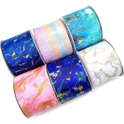 Christmas ribbon printed grosgrain ribbon 44371