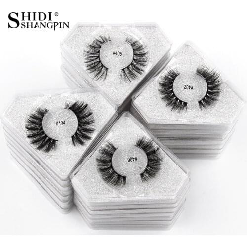 SHIDISHANGPIN Mink Eyelashes 3D Mink Lashes Thick HandMade Full Strip Lashes Cruelty Free Mink Lashes False Eyelashes Wholesale
