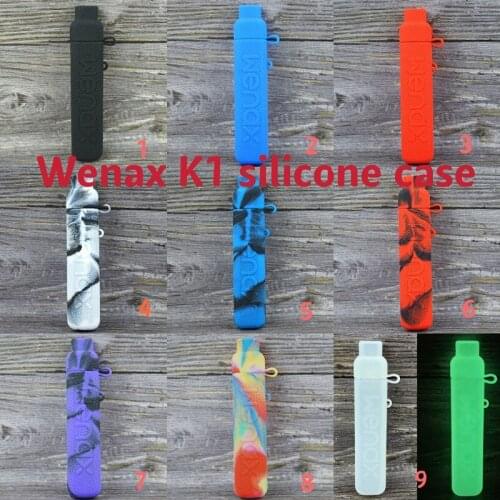 Silicone Case for Wenax K1 kit Texture Cover Protective Rubber Sleeve Shield Wrap Skin Soft Shell Leather Stickers