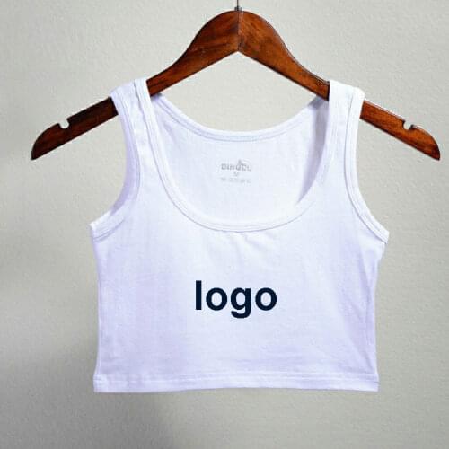 Factory OEM!free shipping cost!custom tank top printing,custom logo tank top customized with own logo