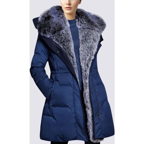 KMETRAM Womens Down Jacket Large Fur Collar Long Coat Winter Jacket Women Clothes 2020 Down Coat Female Parka Chaqueta Mujer MY