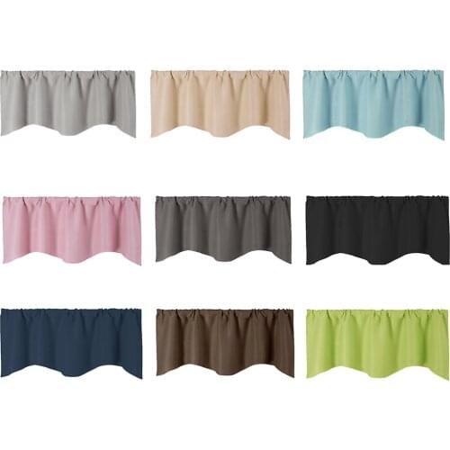 132x46cm Home Kitchen Short Small Window Curtain Panel Valance Cafe Curtain