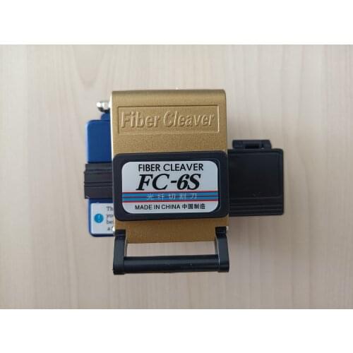 2pcs/lot FC-6S Blue Guide Fiber Optic Cleaver Optical Fiber Cleaver For FTTX FTTH Cutting Cleaver with Fiber Scrap Collector