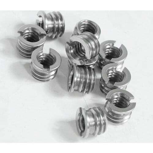 5PCS 3/8 To 1/4 Inch Camera Mount Screw Iron Screw Accessories For The Camera DSLR Quick Shot Plate LS043