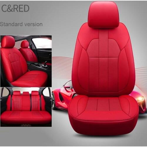 Custom cowhide Leather car seat cover for auto Hyundai Veloster Accessories Elantra Santa Fe ix35 Tucson i30 car styling